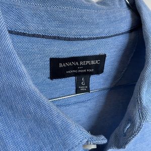 Banana Republic Wicking Pique Polo LG